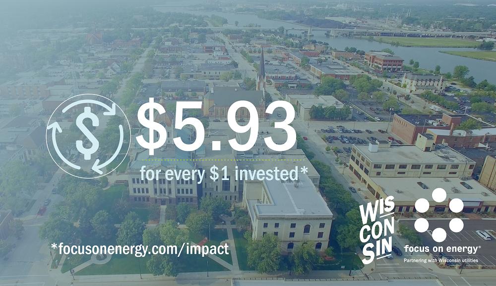 Happy #EarthDay! We're proud to help Wisconsin save energy and money year round with incentives and energy expertise.

Did you know? Focus on Energy brings $5.93 back to the state for every $1 invested. Learn more: focusonenergy.com/impact 

#EarthWeek2019