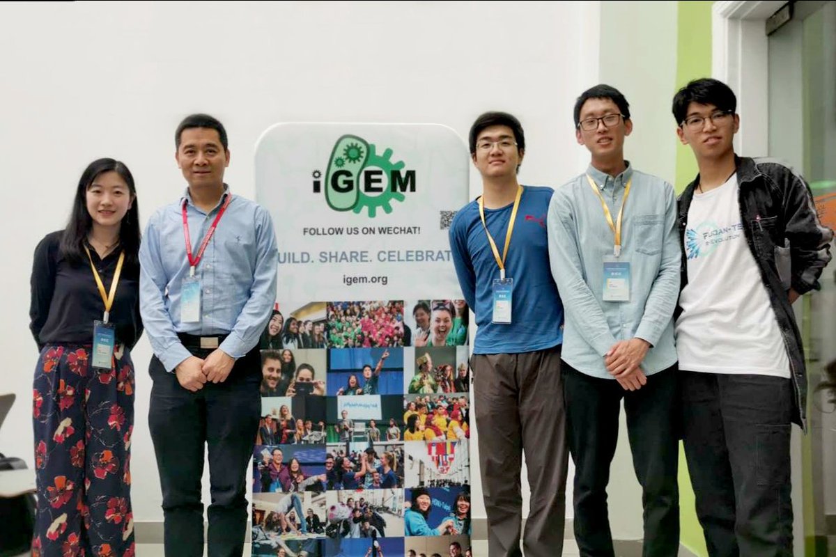 bluepumpkin0801's tweet photo. Last weekend, 4 #iGEM2019 members from @IgemF and @Fudan_iGEM joined the interview group with iGEM Ambassador ( me😳) and attended the Young Scientists Forum IV organized by Chinese Society of Biotechnology. Look foward to more opportunities to be provided via #AfteriGEM ☺ https://t.co/VjqJTuAqhw