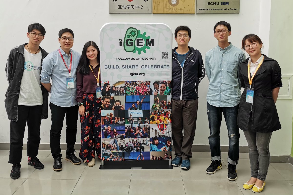 bluepumpkin0801's tweet photo. Last weekend, 4 #iGEM2019 members from @IgemF and @Fudan_iGEM joined the interview group with iGEM Ambassador ( me😳) and attended the Young Scientists Forum IV organized by Chinese Society of Biotechnology. Look foward to more opportunities to be provided via #AfteriGEM ☺ https://t.co/VjqJTuAqhw