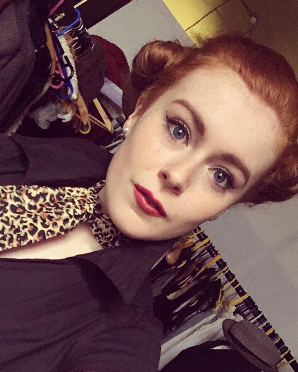 EmmaFindlay_'s tweet photo. Fab time performing at The Britannia Panopticon on Saturday!! “Oh for heaven’s sake...BARBARA” Top tip: if you want to make friends then go to the pub with a hairdo like this (Tried and tested) #twoontheroof https://t.co/C0ohisx4UZ