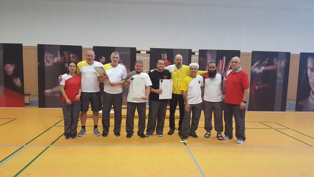 3 EWTO Students from Algeria have successfully participated in our 4 days 4 Grandmasters seminar including leadership. And two of them could receive certificates for higher teaching degrees. Congratulations!
Keith R. Kernspecht