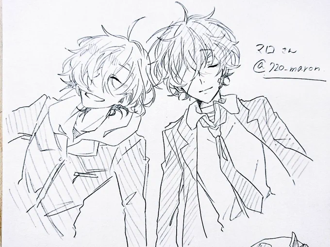 #RTした人のアイコンをシャーペンでさらさら自分の絵柄で描く見た人もやる

とりあえず第1弾✨✨

難しい… 