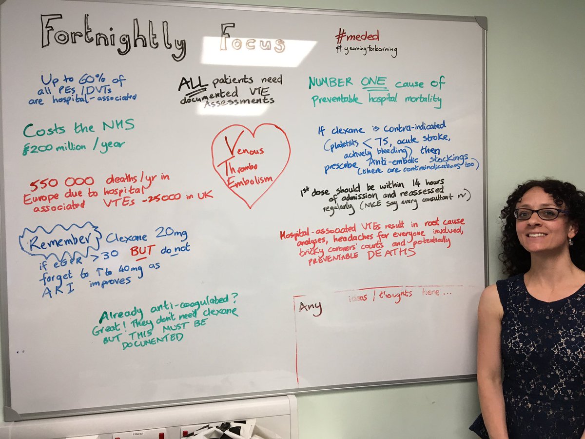 Fortnight focus updated #hospitalassociatedVTE #preventabledeaths #patientsafety #yearningforlearning @BuryCO_NHS