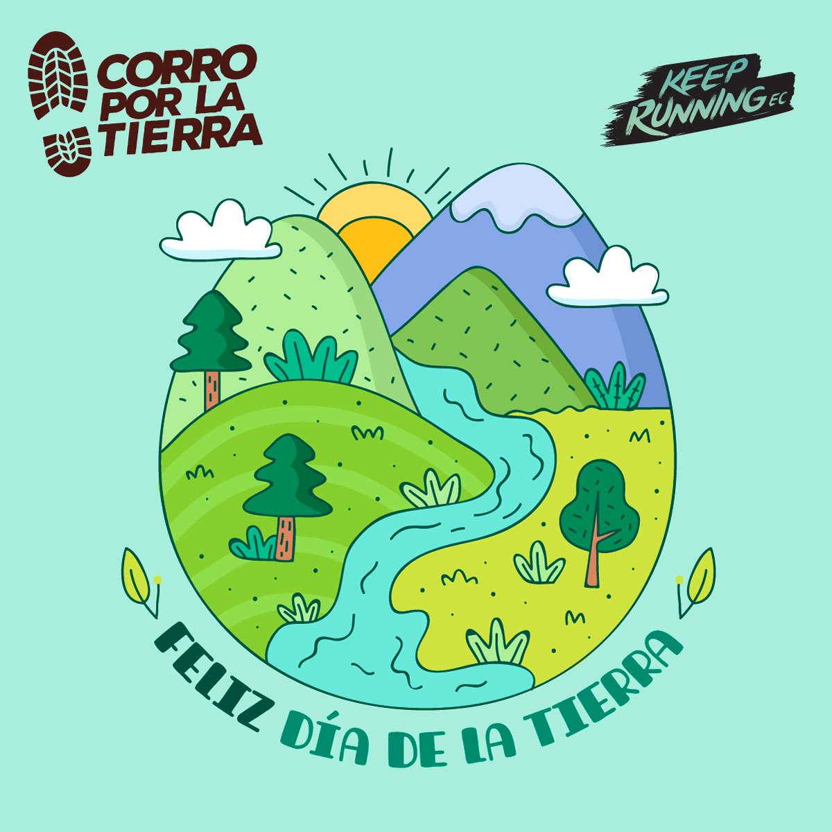 KeepRunningEC's tweet image. Hoy es el día de la tierra y te invitamos a recordar la importancia de cuidar nuestro planeta. 
.
Reduce, reutiliza y recicla, todo lo que puedas hacer aportará un granito de arena para un planeta mejor.
.
#DíadeLaTierra #CorroPorLaTierra