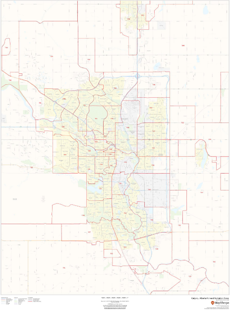 MapTrove's tweet image. Calgary covers an area of over 800 sq km. No single postal code could serve such a large area. 
This Calgary postal code map lets you explore all the postal code forward sortation areas of the city. 
#zipcodemap #detailedmap
bit.ly/2viCKn8