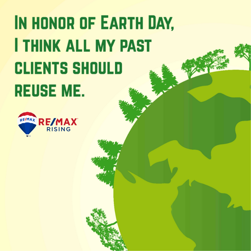 REMAXRising's tweet photo. HAPPY EARTH DAY! 🌎
.
#remaxrising #remax #realestate #wearerising #earthday #earth https://t.co/3ubOLEu0iK