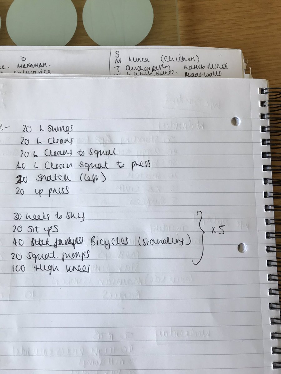 redbarrington's tweet photo. Channelled my inner @ChinnorKettles today and made up a workout to start working off the Easter flab. It was not fun. #sweatinggin https://t.co/GnGoDbL2y5