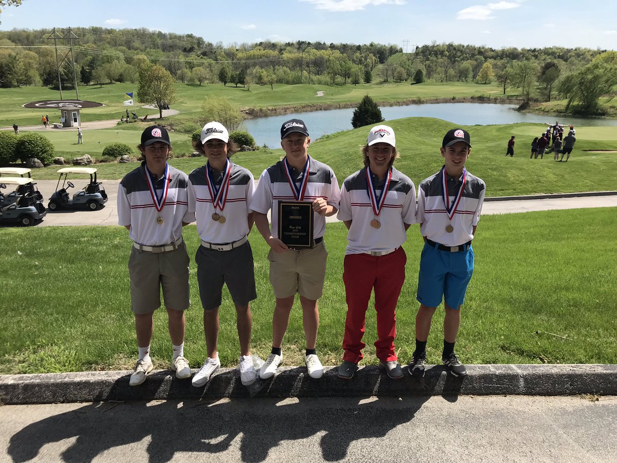 <a href="/Glendale_Golf/">Glendale Falcon Golf</a> nets a first place team score (320) at the 2019 Ozark Conference Championship at Rivercut! <a href="/OzarksOzone/">Ozarks Sports Zone</a>