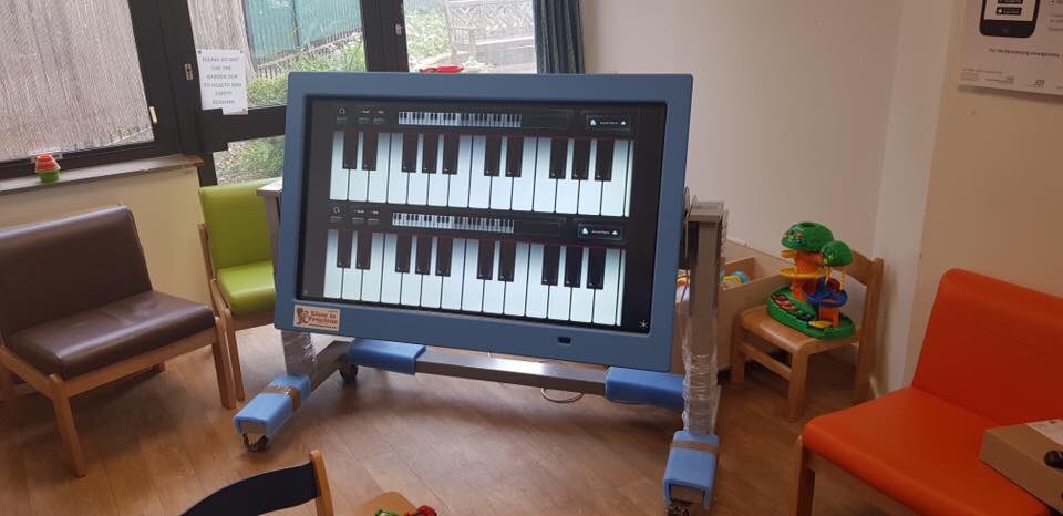 tipcharity's tweet photo. New piece of equipment for the Children’s ward @RUHBath An interactive multi-touch screen with the added benefit of powered height adjustability enabling use by children of all ages, including wheelchair users. Thank you to everyone who supports TIP @willfthorp @simonpegg https://t.co/en5JdgWFfF
