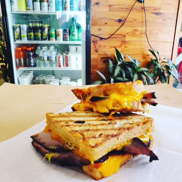 persimmoncafe's tweet image. Monday nights is $5 Sammie night