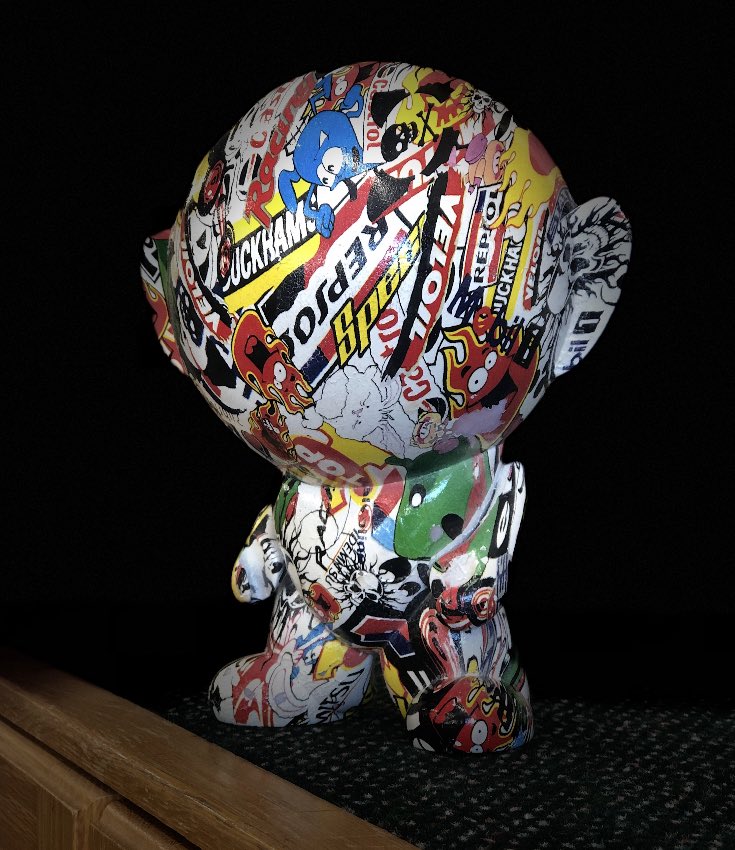 BlankCgolf's tweet photo. Wow 😮We’ve just been sent this design from a customer. How awesome is this diy headcover👏great work &amp; certainly one of a kind 🎨link in bio to grab your blank headcover &amp; get creative👍 #golf⛳️ #golf #art #golfswag #golfaddict  #golflife #golfer #golfing #diy #headcover #Easter https://t.co/SkQuHw6RJg