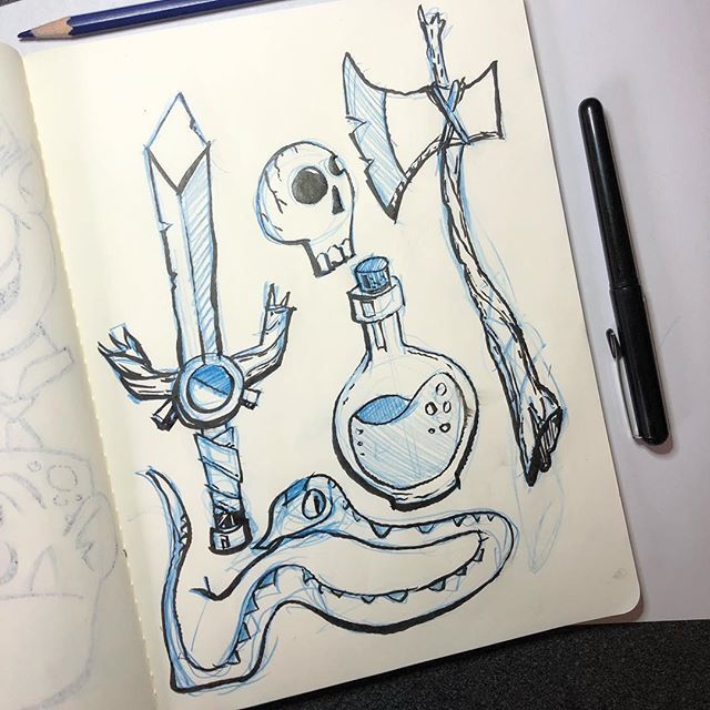 spencerhale's tweet photo. Adventure Items to take on Monday. What gear do y'all need in your satchel to survive the week?
I'm going to keep this weekday #20minutesketch thing rolling. Thanks everyone for your support. Livestream of this one will be up on Instagram for the next 24hrs #apageaday #svsl… https://t.co/rQLA9VCF2D