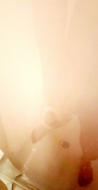 2 pic. while im not a fan of having to shower to get into work, I am a fan of being alone enough to have