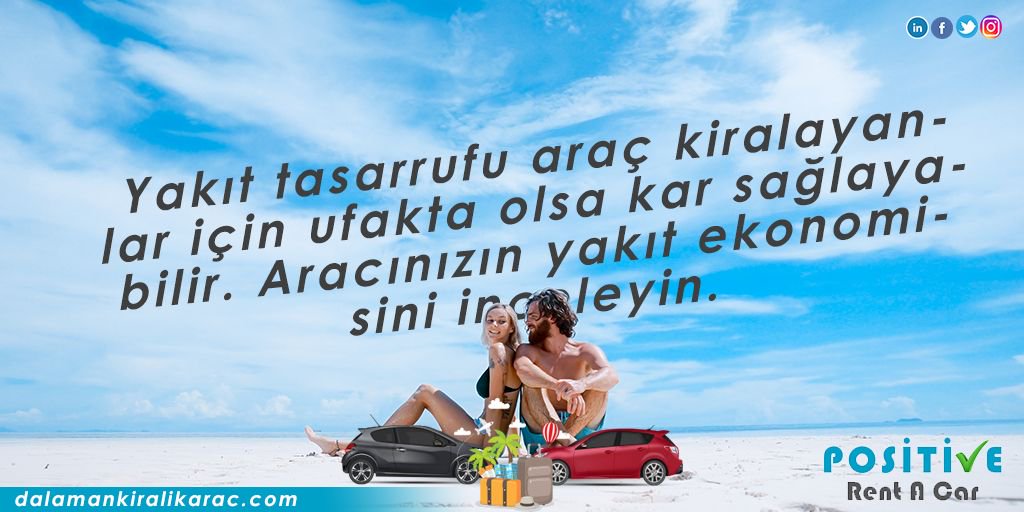 Yakıt tasarrufu araç kiralayanlar için ufakta olsa kar sağlayabilir. Aracınızın yakıt ekonomisini inceleyin. #kiralıkarabadalaman #dalamanairporttransfer #dalamanhavaalanı dalamankiralikarac.com