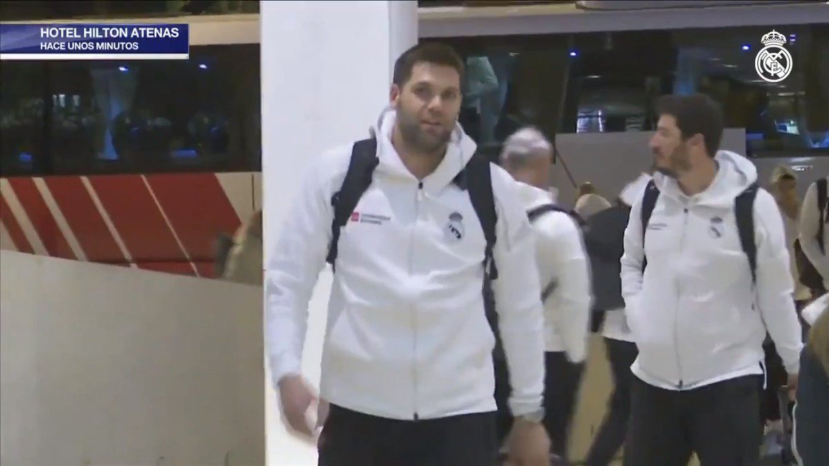 👊 Nuestro equipo ya está en Atenas, donde mañana buscará una nueva victoria que le dé el pase a la Final Four. #HalaMadrid Síguenos en nuestras redes como RMCSITE. #HalaMadrid #RMCSITE