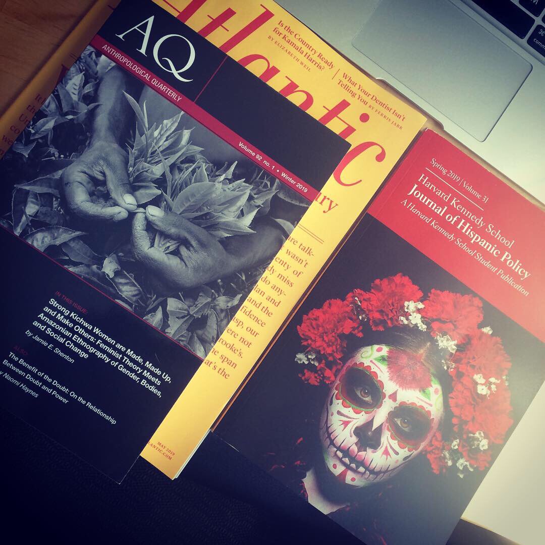 SoRoPhD's tweet photo. All the labor is made visible when hard copies arrive in the mail and still exciting to see In print! #writinglife #proflife @AnthQuarterly @HarvardHispanic #immigration #immigranted #migrationanded #undocumented #criticalscholarship #doitforthekids ππ»π€ https://t.co/zBW2vnUSy0
