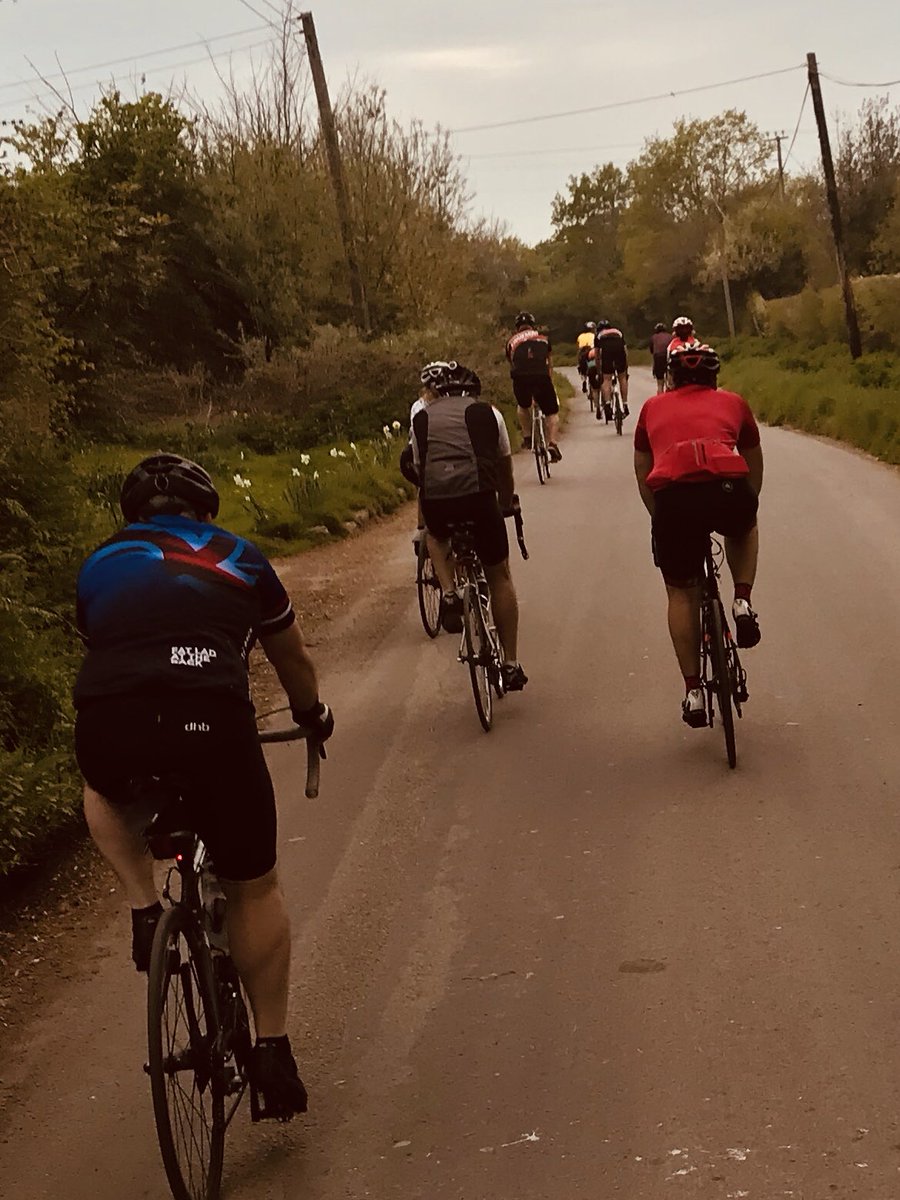 A nice easy ride with the BHCC tonight.