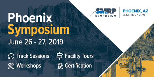 There's still time to SAVE on registration for the SMRP Phoenix Symposium! Register by May 10 to save $100 on two days of facility tours, hands-on workshops, networking receptions and more! Click here to save: bit.ly/2KMUtxt #SMRPGoesWest