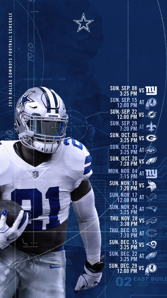redesignedplan Dallas Cowboys Football Schedule 2020