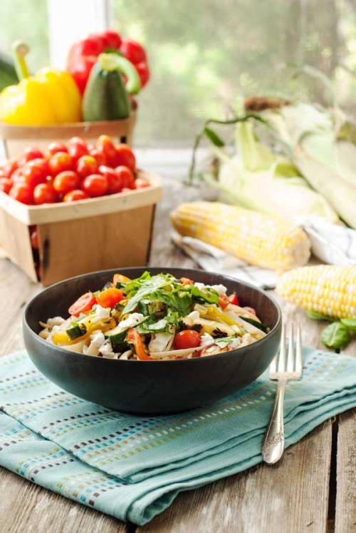 #food Grilled summer Vegetable Pasta #foodporn bit.ly/2IzyHeC