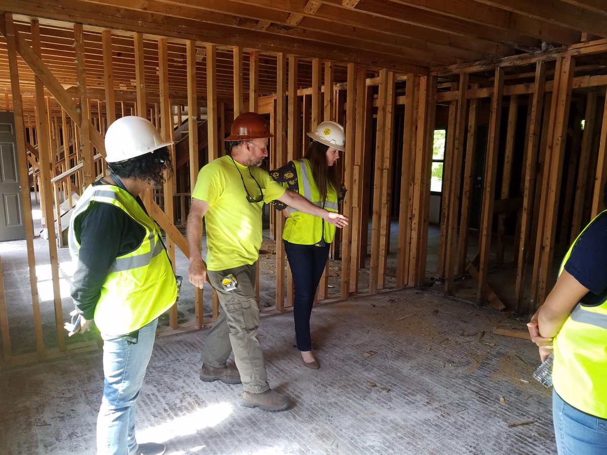 STEM_RTP's tweet photo. At @CTWConstruction during our Spring #ExternTrips, educators were able to tour a virtual structure as well as a real construction site, experiencing what their students are able to learn during a C.T. Wilson apprenticeship! https://t.co/nCWEtL32qF