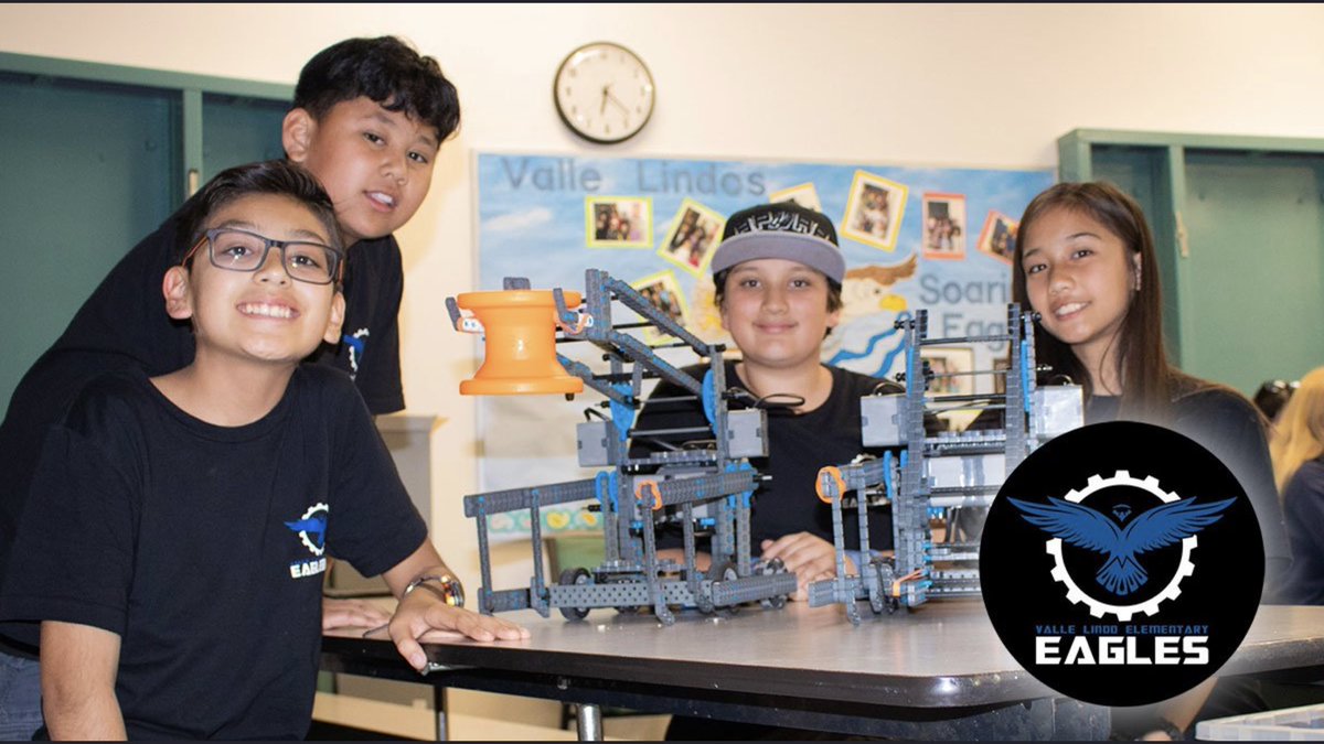 Valle Lindo out of Chula Vista has the only Elementary school team representing San Diego Country <a href="/SanDiegoCOE/">San Diego County Office of Education</a> in the #VEXWorlds Championships. We’d love for the County and City share the news. <a href="/Padres/">San Diego Padres</a> <a href="/nbcsandiego/">NBC 7 San Diego</a> <a href="/KushiNBCSD/">Marianne Kushi</a> <a href="/KUSINews/">KUSI News</a> <a href="/sd_nbc7_T20/">NBC 7 & Telemundo 20 Community</a> <a href="/News8/">News 8 San Diego</a> @BarbaraLeeNews8