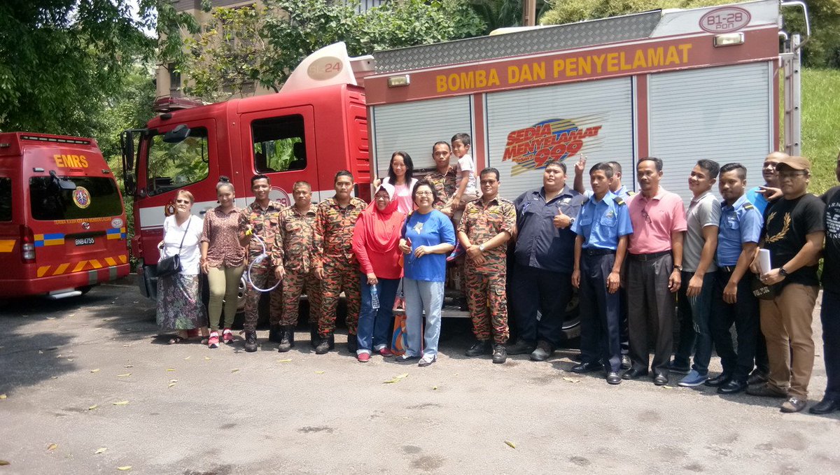Bomba komuniti Kg.Warisan.Ampang