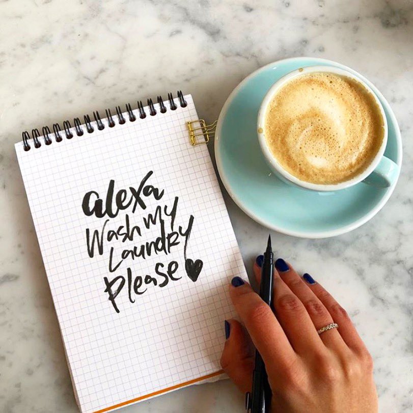 PadsRhodia's tweet photo. Who else wishes Alexa could do your chores? 🙋🏻‍♀️ #RhodiaPad. https://t.co/2Wc0ob9uKw