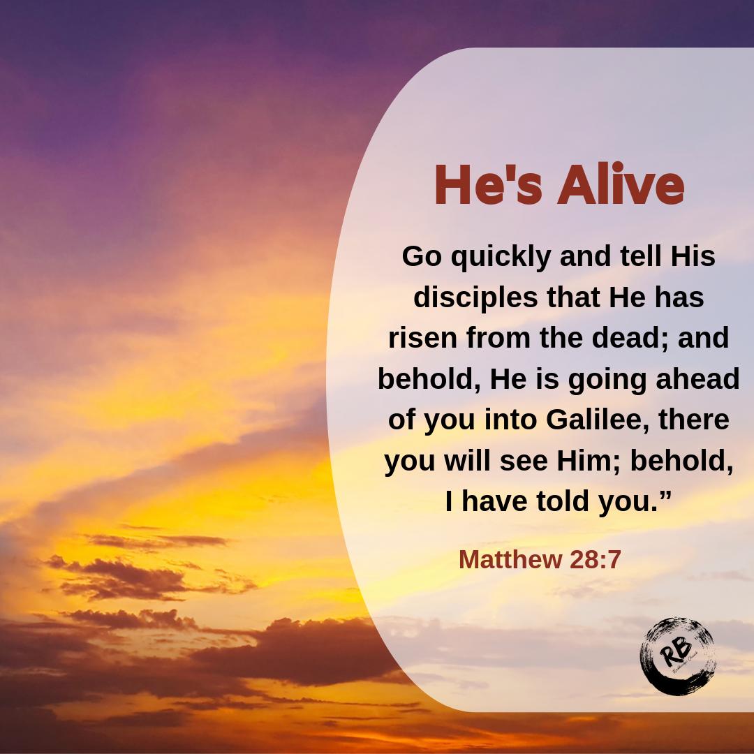 RockBridgeChrch's tweet photo. He is Risen!!! Happy Easter Monday!!
.
.
.
.
.
#heisrisen #jesuschrist #rbcallen #rbcunity #rockbridgechurch_allen #salvation #eastermonday #mondaymotivation #spiritualgrowth https://t.co/83tFfzVQMx
