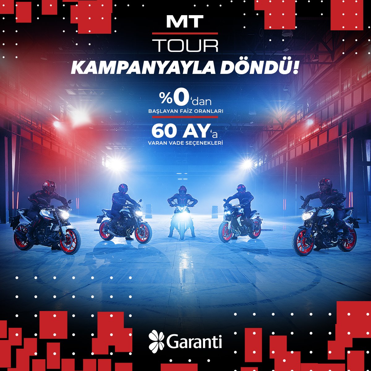 22 Nisan – 10 Mayıs tarihleri arasında, yalnızca MT modelleri için geçerli olan % 0 faizdan başlayan faiz avantajları ve 60 aya kadar vade fırsatları ile Garanti Bankası ile anlaşmalı tüm bayilerde seni karanlığa davet ediyoruz.

#MT #darksideofjapan #yamahamotortürkiye #MTTour