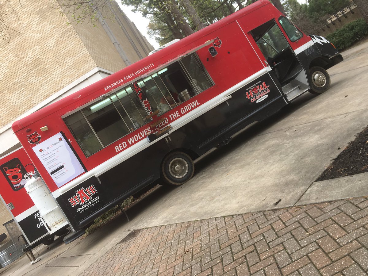 Come see us today behind the library #WolvesUp