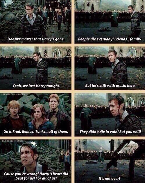 PotterWorldUK's tweet photo. 2 May 1998: “Fred, Remus, Tonks…all of them. They didn't die in vain. But you will. 'Cause you're wrong!” – Neville

#21YearsBattleOfHogwarts https://t.co/ermFnv9rsN