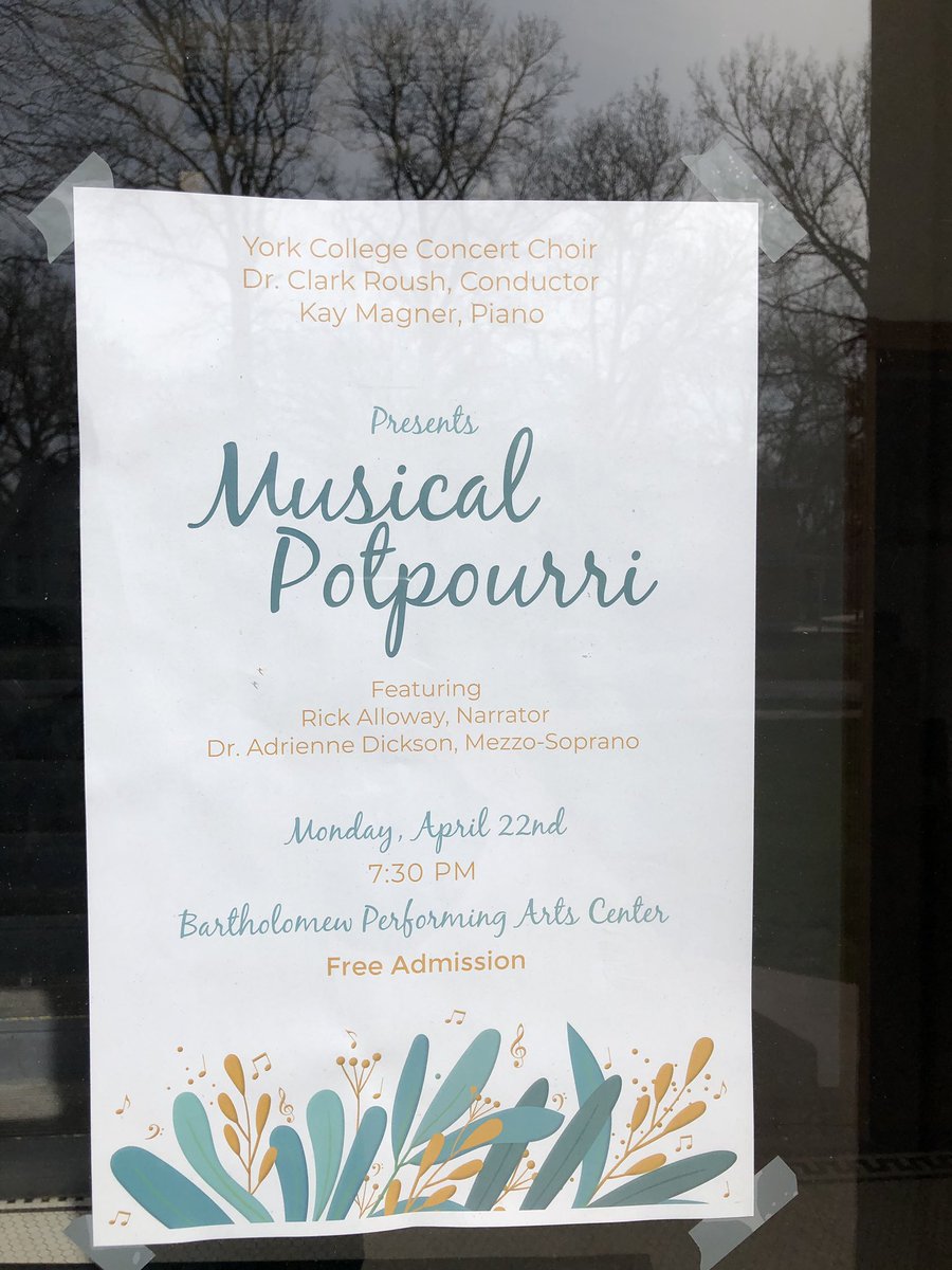 YCdris's tweet image. Want to have a study break tonight? Come to the choir concert! 7:30! BPAC! Be there! #MyYC #BeMoreAtYC