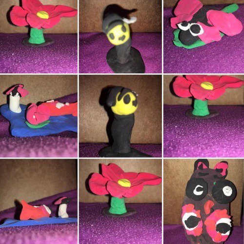 My sweet #juniper made me a little tiny world out of clay... bit.ly/2UQwsdi #madebyjuniper
