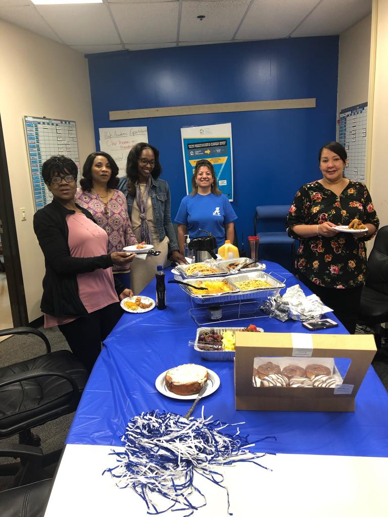 WeAreAntiochHS's tweet photo. Administrative Professionals week Breakfast! We love our staff!#transformantioch #bearfamily https://t.co/DIP8M1hRvV