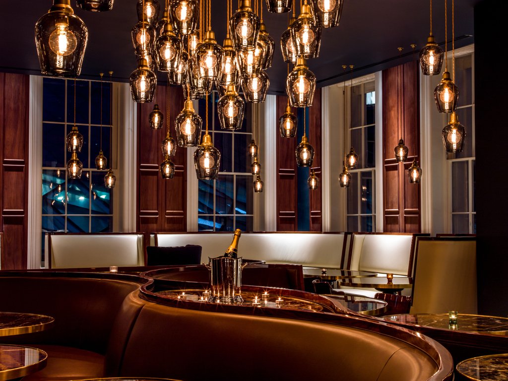 Date night decadence at #PlumSpiltMilk. Join us this week for an unforgettable culinary experience, bathed in the romantic warm glow of 120 hand-blown pedant lights ✨