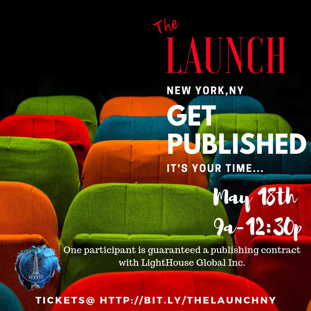 joonbugpresents's tweet image. Are you an aspiring writer? Don&apos;t miss The Launch in NYC on May 18th!

One participant is GUARANTEED a publishing contract with Lighthouse Global Inc. and top notch PR for their brand!

BUY TICKETS at bit.ly/TheLaunchNY