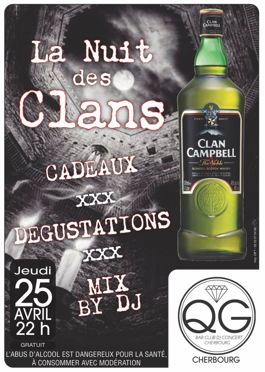 Jeudi prochain dans ton QG !