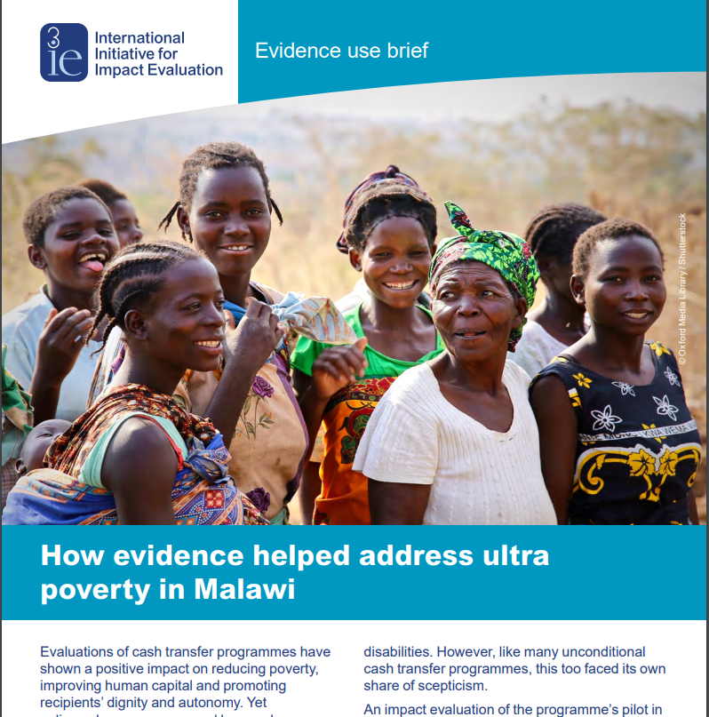 #MondayMotivation: So encouraging to see this <a href="/3ieNews/">3ie</a> brief on #Malawi #CashTransfer &amp; how the @MoGCDSW, @MalawiUNICEF &amp; <a href="/TransferProjct/">Transfer Project</a> <a href="/UNICEFInnocenti/">UNICEF Innocenti</a> research teams worked 4 evidence informed policy! Not easy, takes time, but well worth the effort!

➡️3ieimpact.org/sites/default/…