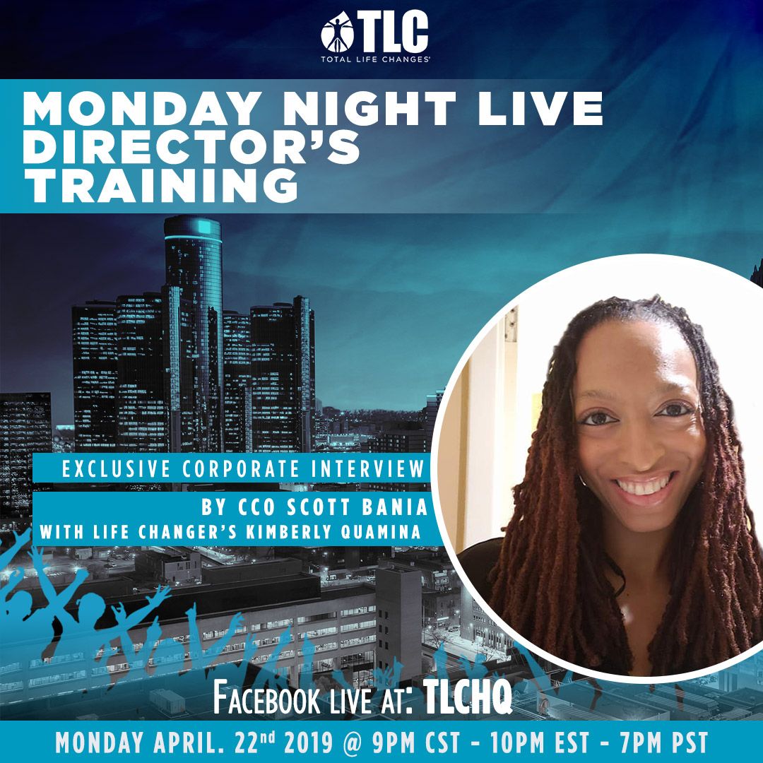 TLCHQ's tweet photo. Life Changer Kimberly is ready, are you?
Tune in tonight for an exclusive interview!
#tlchq #mondaynightcall #directorsnight #itsalifestyle https://t.co/TexS6uVll9