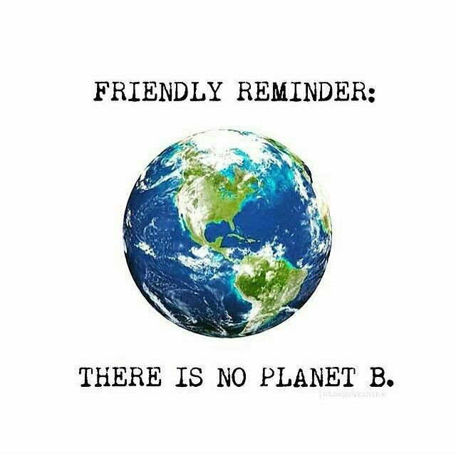 We only have one planet, let's take care of her! #EarthDay