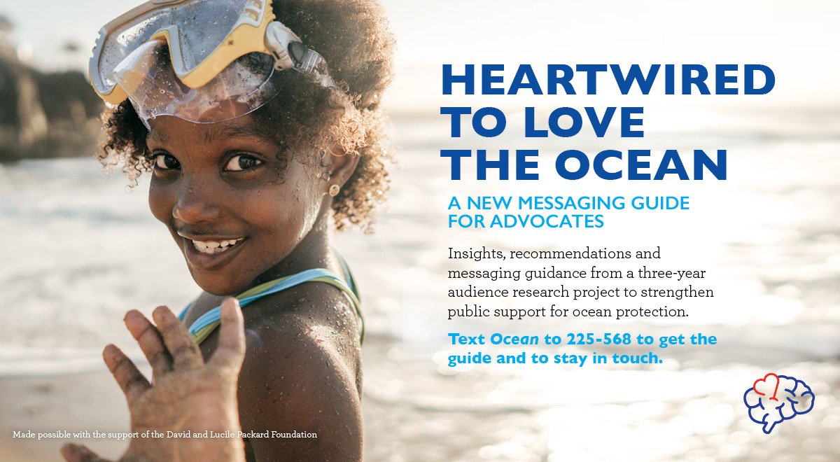 WonderForGood's tweet photo. A1: On May 2, Wonder + @GSSR_Research are excited to release @Heartw1red to Love the Ocean, a new messaging guide for advocates — the result of a broad, multi-year collaboration among many organizations working on ocean-related issues. #OurSharedSeas @PackardFdn https://t.co/WxYtJvECAF