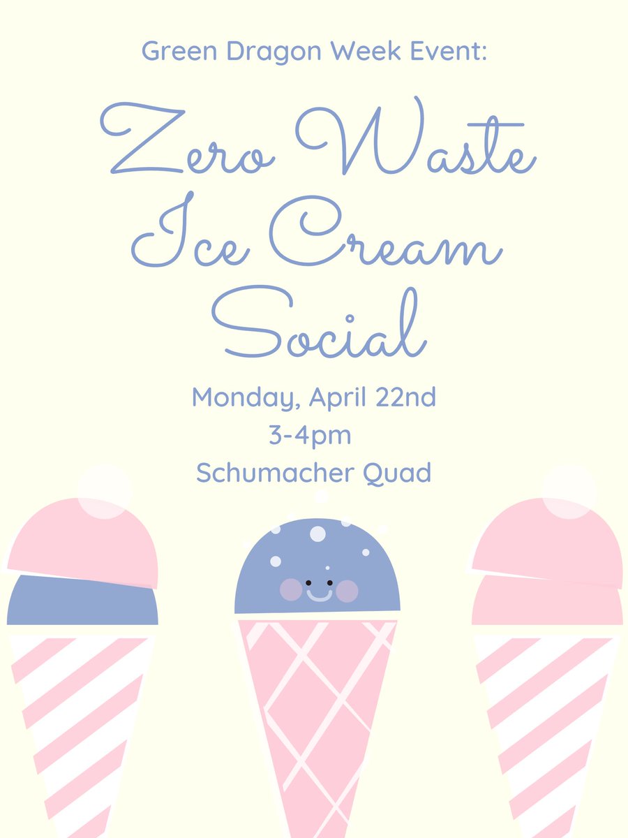 SUNYGreen's tweet photo. Stop by the quad today for ice cream! 😋🍦🍨 https://t.co/45yr8B9Em4