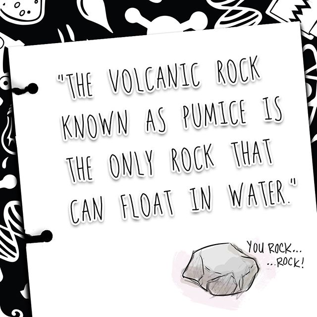 ProjectMc2UK's tweet photo. Did you know this awesome fact about rocks? Smart is SO the new cool! #STEM 🙈 https://t.co/z732slSEsC