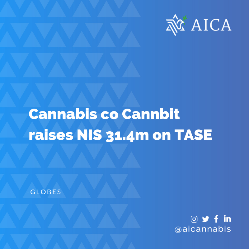 AIcannabis's tweet photo. "The round is the largest public offering ever by a cannabis company on the TASE"

#cannabis #Israel https://t.co/Yx2bjIyaEx