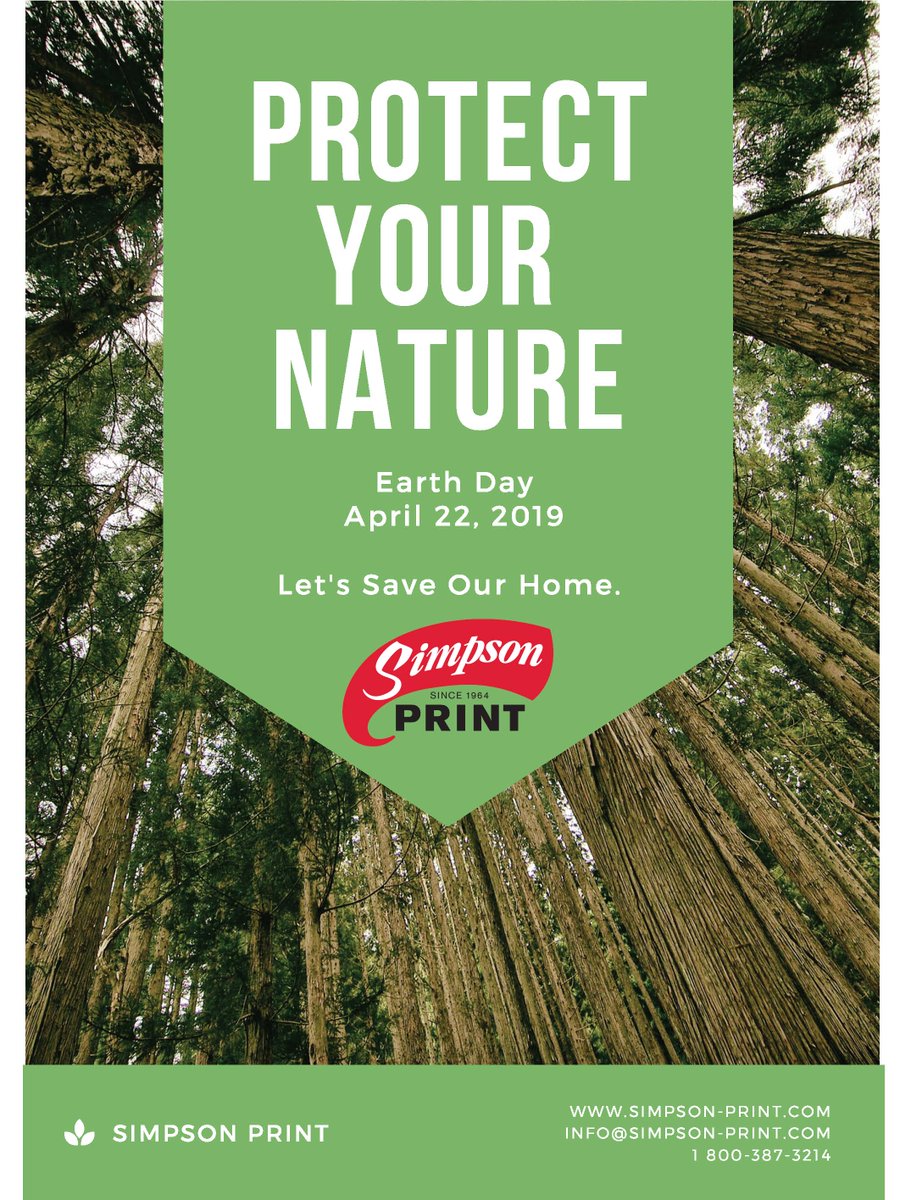 SimpsonPrint's tweet image. Let's work together in taking better care of our home. Happy #EarthDay 

Interested in eco-friendly printing options? Contact Simpson Print to learn more!