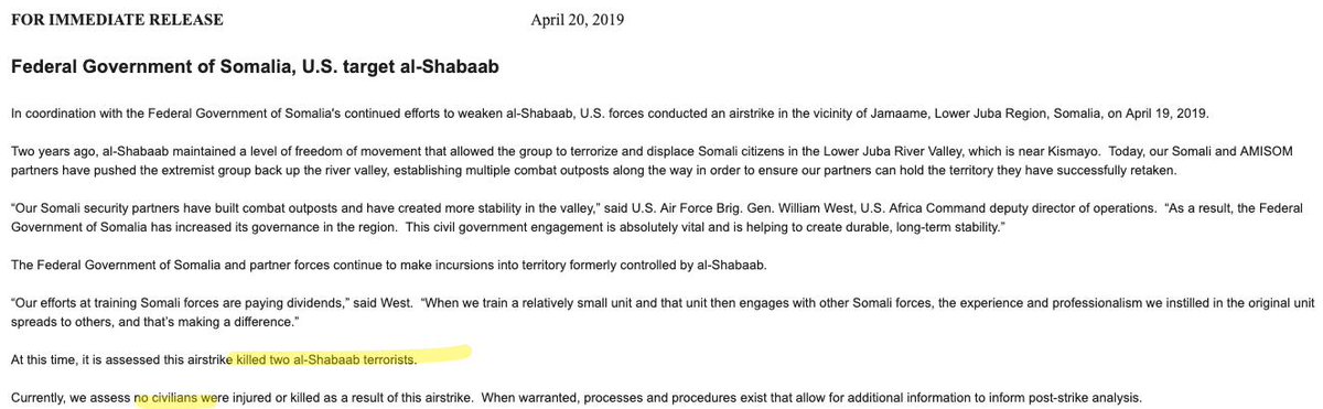 Meanwhile in Somalia (catching up from last week)