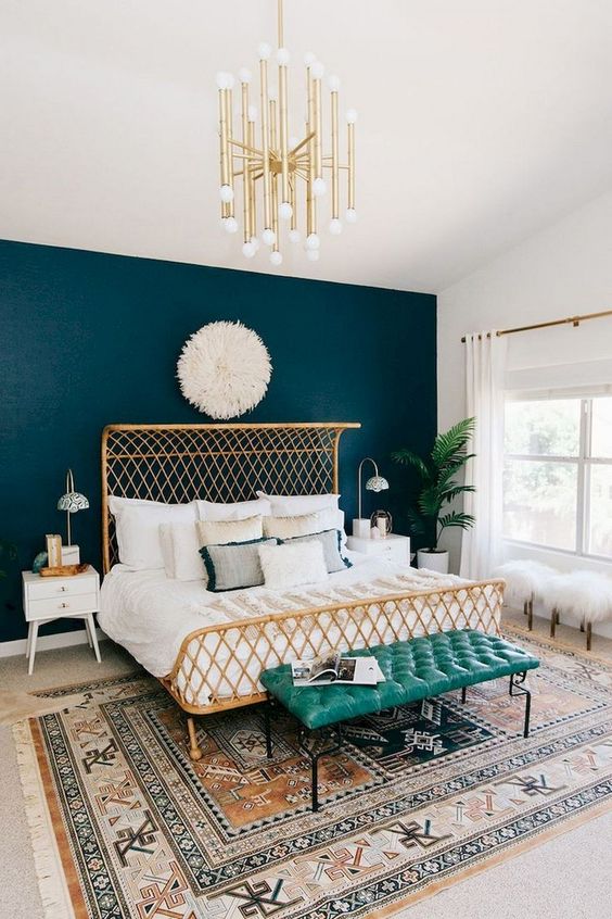 bradwulfteam's tweet photo. There is no reason at all that a small bedroom even a really tiny bedroom can’t be every bit as gorgeous, relaxing, and just plain full of personality as a much larger space. 
#interiordesign #bedroomtrends #design #smallbedroom https://t.co/UIm8YwSBA6