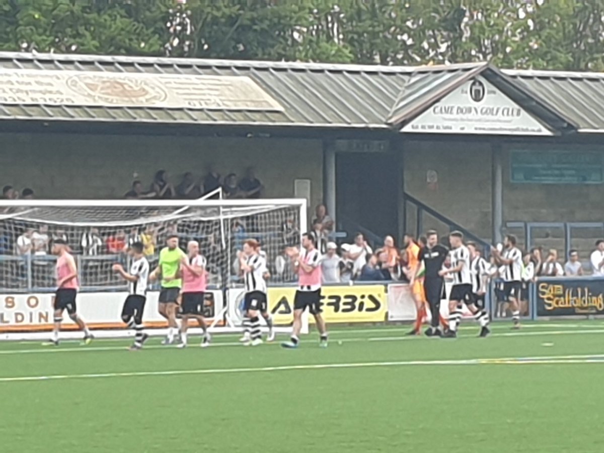 andy7duke's tweet photo. What a great performance @DorchTownFC, to be fair we've been light on celebrations at home this season. Loving the @cal_brooks effect! https://t.co/CmjaP8E5f3