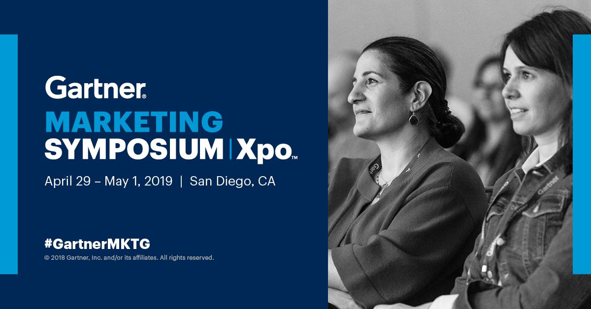 Have you seen the agenda for Gartner Marketing Symposium/Xpo 2019? This year’s program has been designed specifically for CMOs and marketing leaders to expand their thinking, make smart decisions and drive innovation. zurl.co/pRsB #MarketingLeaders #CX #Martech